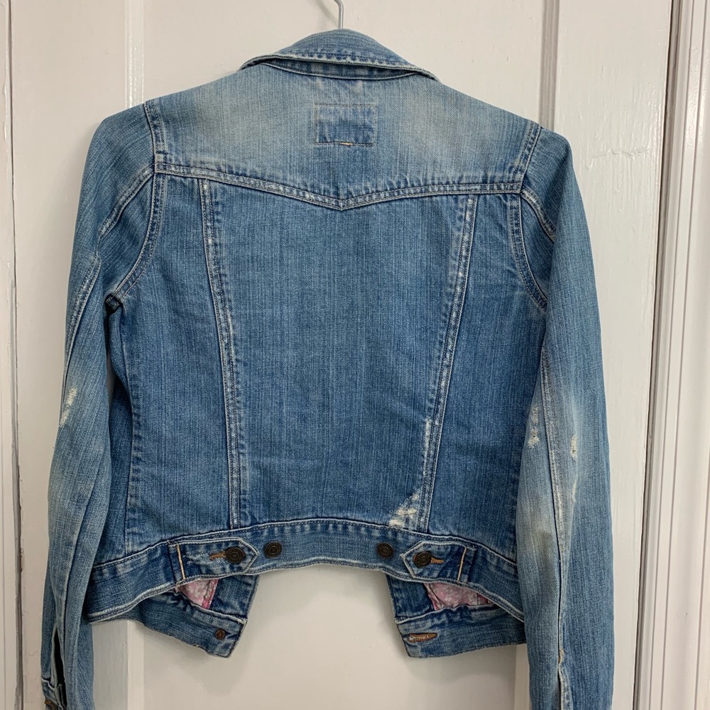 Distressed Jean Jacket - Picture 2 of 2